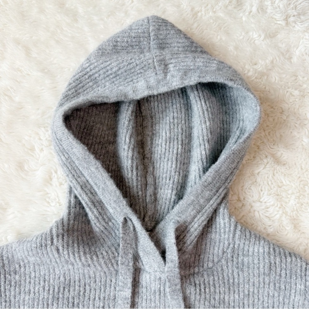 Gentle Fawn Woman Gray Soft Knit Pullover Hoodie Sweater XS Casual Classic Cozy - Picture 5 of 10